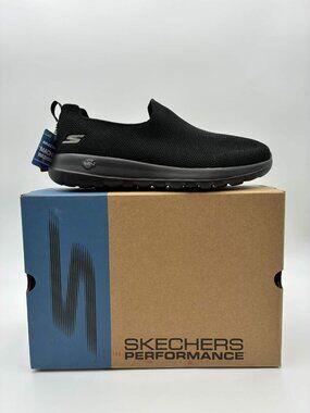 Skechers Go Walk Max Modulating Black Slip On Shoes Mens Size 10